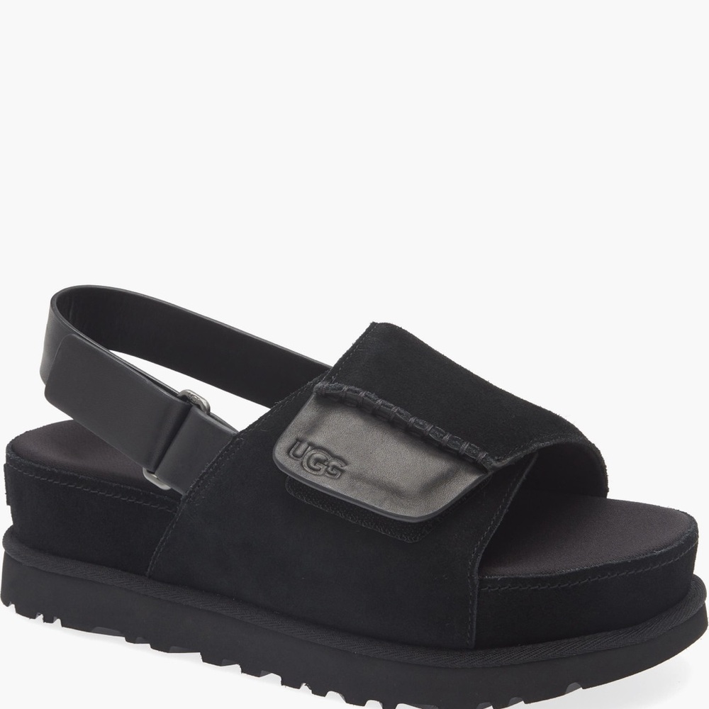 UGG Women's Goldenstar platform slingback sandals